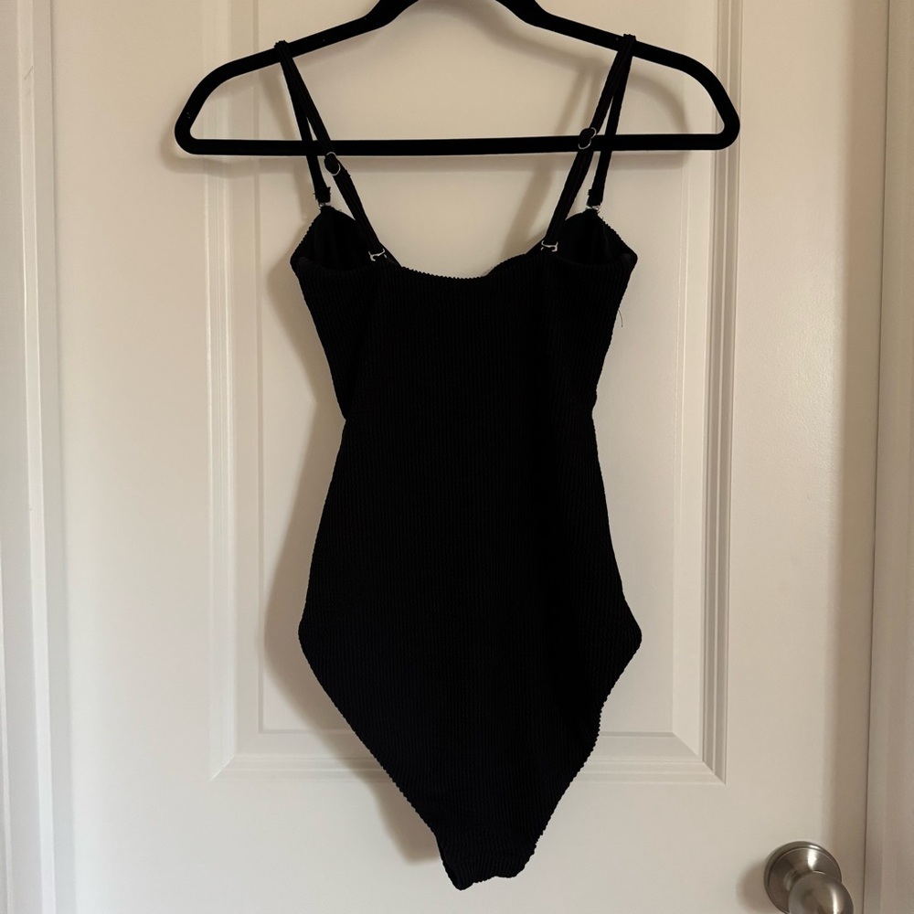 Veronica Beard Black One Piece Swimsuit, S - Picture 2 of 8